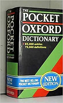 The Pocket Oxford Dictionary of Current EnglishHardcover – Import, 1 September 1992