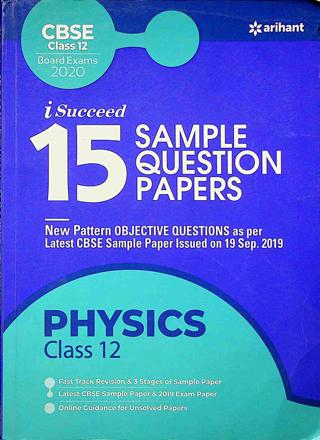15 Sample Question Papers Physics Class 12th CBSE 2019-2020