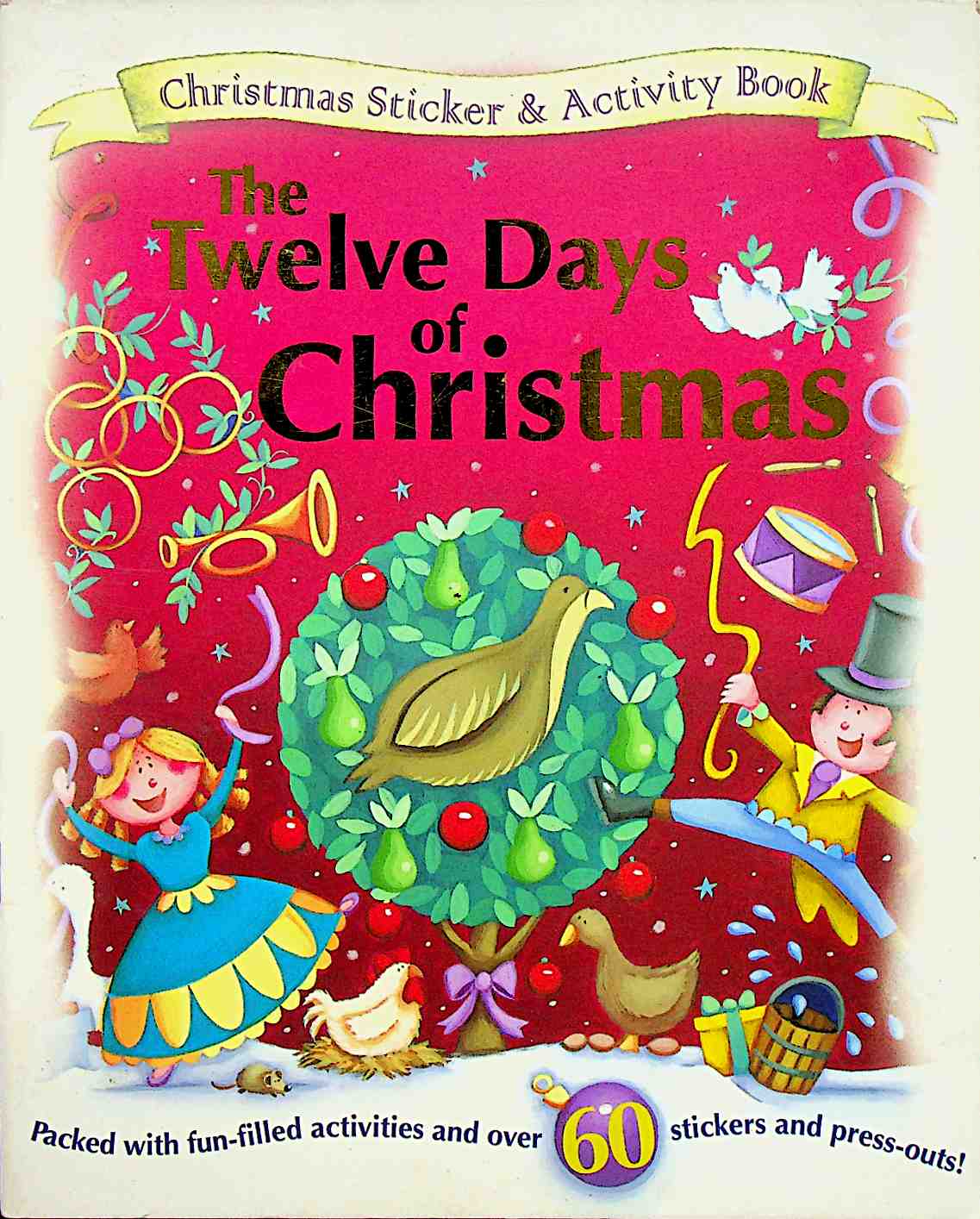 Xmas Activity:12 Days of Christmas Sticker and Activity Book