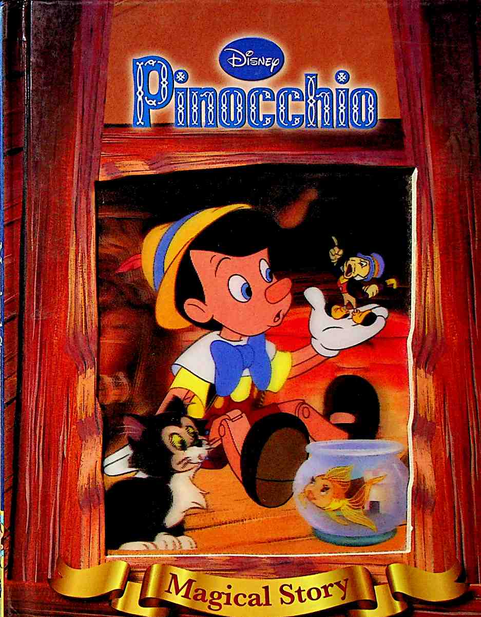 Disney Pinnochio Magical Story with Amazing Moving Picture Cover